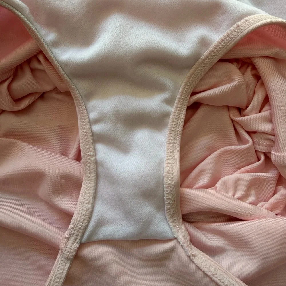 Leo’s Pink Sleeveless Dance Leotard with Skirt Girls Size 8-10
